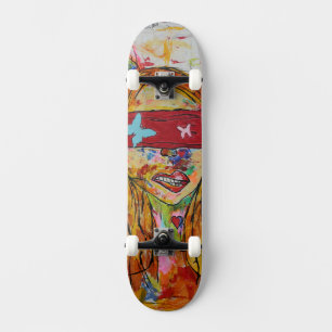 Cool Artistic Blinded Skateboard! Skateboard