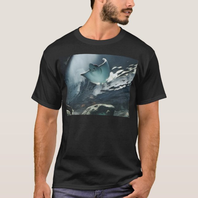 Cool Artistic Underside of Stingray T-Shirt (Front)