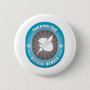 Cool Artists Club 6 Cm Round Badge