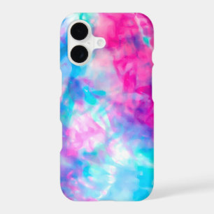 Cool Artsy Girly Purple Pink Blue Tie Dye Pattern