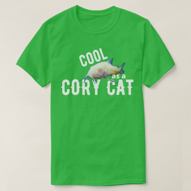 COOL AS A CORY CAT T-Shirt (Design Front)