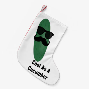 Cool As A Cucumber Christmas Stocking