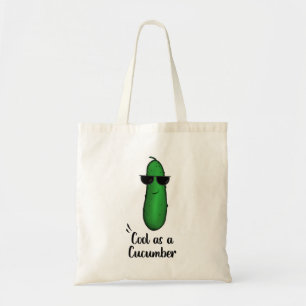 COOL AS A CUCUMBER TOTE BAG