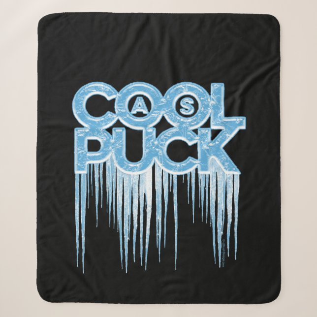 Cool As Puck Sherpa Blanket (Front)