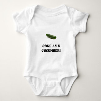 Cool ash a cucumber baby bodysuit