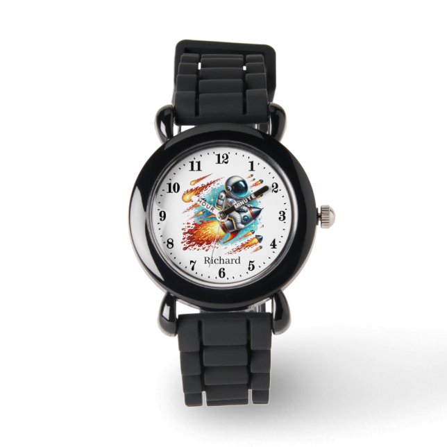 Cool astronaut lovers add name watch (Front)