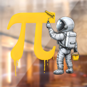 Cool Astronaut Painting Pi Symbol Pi Day