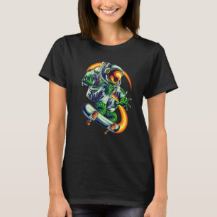 Cool Astronaut Skateboard     Vintage Space Skateb T-Shirt