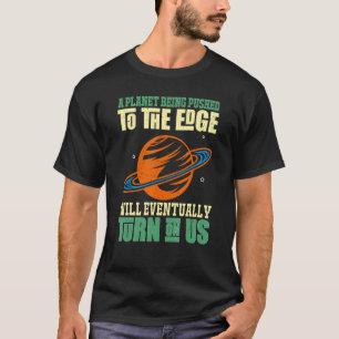 Cool Astronomy Space Planet Retro Science Earth D T-Shirt