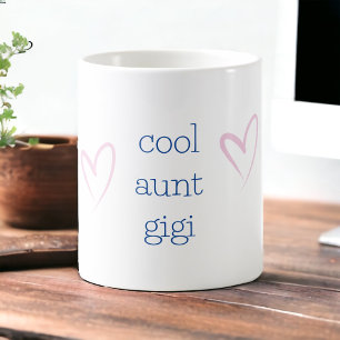 Cool Aunt Best Aunt New Aunt Personalised Coffee Mug