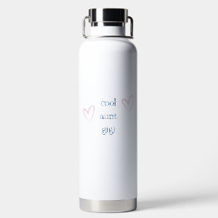Cool Aunt Best Aunt New Aunt Personalised Water Bottle