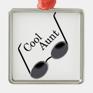 Cool Aunt Metal Tree Decoration
