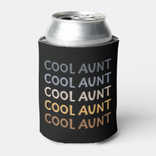 Cool Aunt Modern Cute Gifts for Auntie Can Cooler
