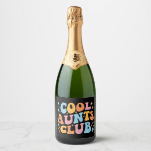 Cool Aunts Club III Sparkling Wine Label