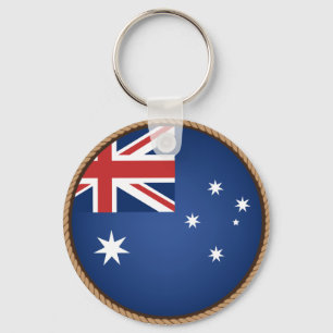 Cool Australia Flag Seal Keychain