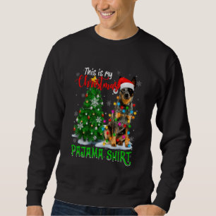 Cool Australian Cattle Dog Christmas Tree Lights S Sweatshirt