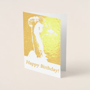 Cool Australian Emu Birthday Card