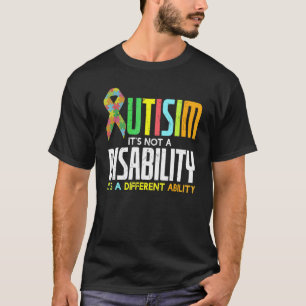 Cool Autism No Disability Just Another Ability Car T-Shirt