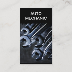 Cool Auto Mechanic Simple Business Cards