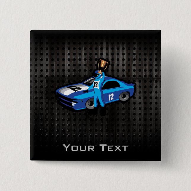 Cool Auto Racing 15 Cm Square Badge (Front)