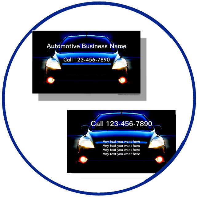 Cool Auto Repair Business Card (Creator Uploaded)