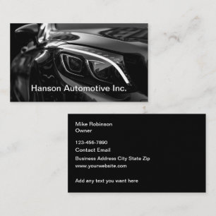Cool Automotive Business Cards Design