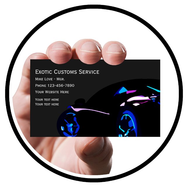Cool Automotive Exotic Car Business Card (Creator Uploaded)