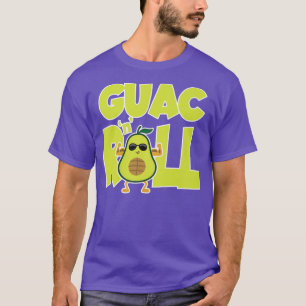 Cool Avocado Rock n Roll 60s Guacamole Healthy Foo T-Shirt
