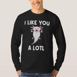 Cool Axolotl For Men Women Amphibian Mexican Walki T-Shirt