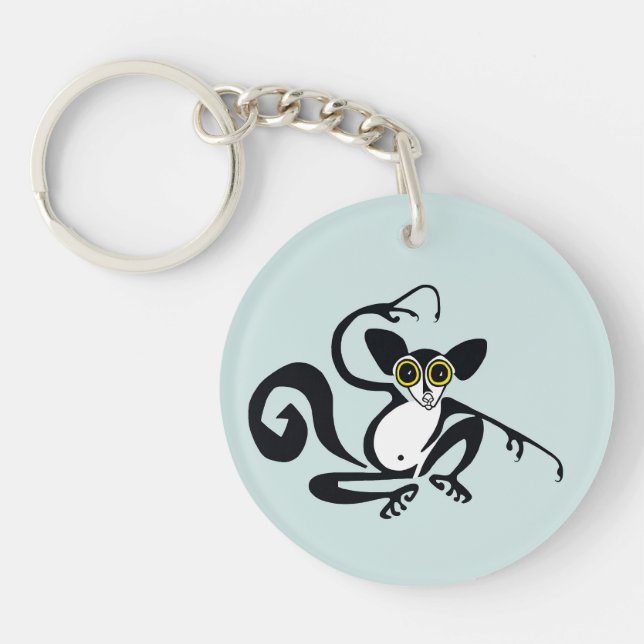  Cool AYE-AYE -Primate - lemur- Madagascar - Key Ring (Front)