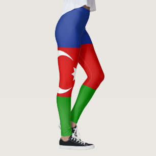 Cool Azerbaijan Flag Fashion Leggings