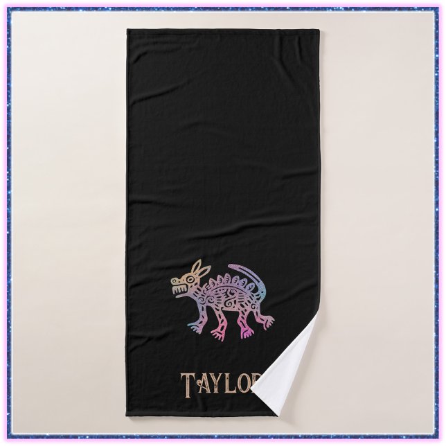 Cool Aztec Design Dog Bath Towels (Creator Uploaded)