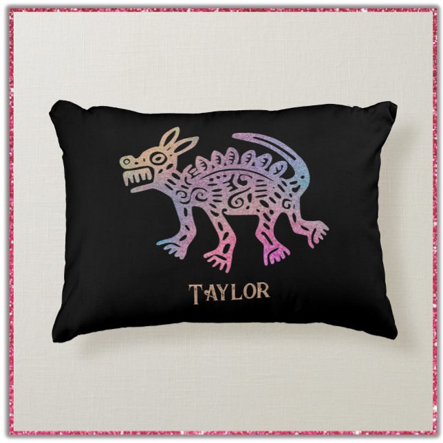 Cool Aztec Design Dog  Decorative Cushion (Creator Uploaded)