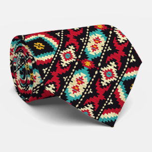 Cool Aztec pattern tiled  Tie