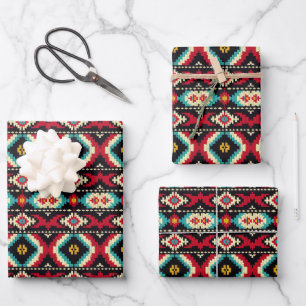 Cool Aztec Tribal pattern party  Wrapping Paper Sheet