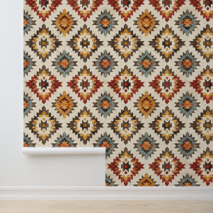 Cool Aztec Western tiled pattern  Wallpaper
