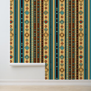 Cool Aztec Western tiled pattern  Wallpaper