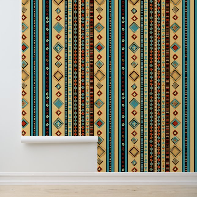 Cool Aztec Western tiled pattern  Wallpaper (Application)