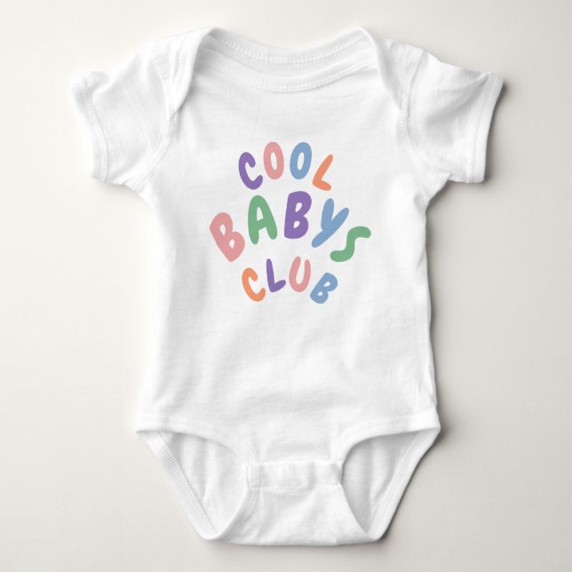 Cool Babys Club Baby Bodysuit (Front)