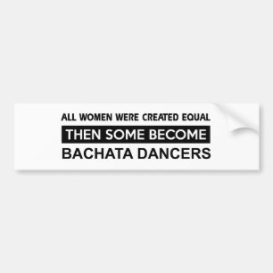 Cool Bachata Dancing designs Bumper Sticker