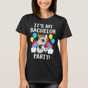 Cool Bachelor Party Art For Men Boys Groom Wedding T-Shirt