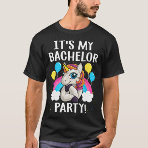 Cool Bachelor Party Art For Men Boys Groom Wedding T-Shirt
