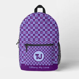Cool Bachelor Weekend Name Patterned Backpack