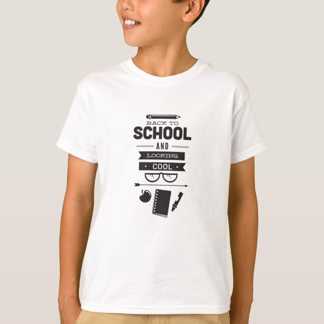 Cool Back to School Quote T-Shirt (Front)