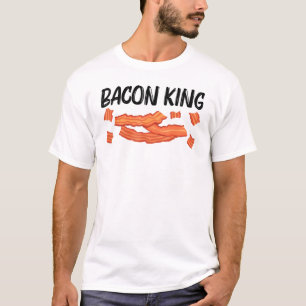 Cool Bacon Art For Men Dad Pig Pork Strips Breakfa T-Shirt