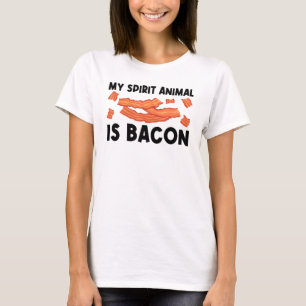 Cool Bacon Art For Men Women Pig Pork Strips Break T-Shirt