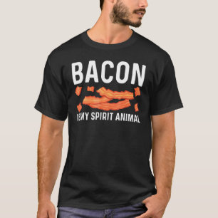 Cool Bacon Art For Men Women Pig Pork Strips Break T-Shirt