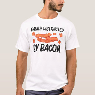 Cool Bacon Art For Men Women Pig Pork Strips Break T-Shirt