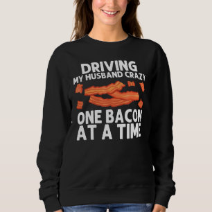 Cool Bacon Art For Women Mum Pig Pork Strips Break Sweatshirt