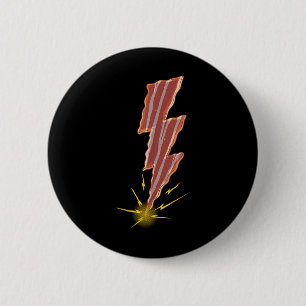 Cool Bacon Design For Men Women Kids Meat Food Bac 6 Cm Round Badge